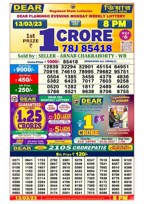 lottery sambad old